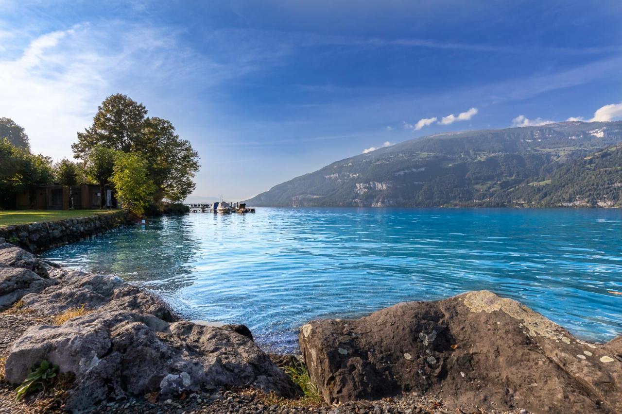 Strandhuesli Directly On Lake Thun Därligen Exterior foto